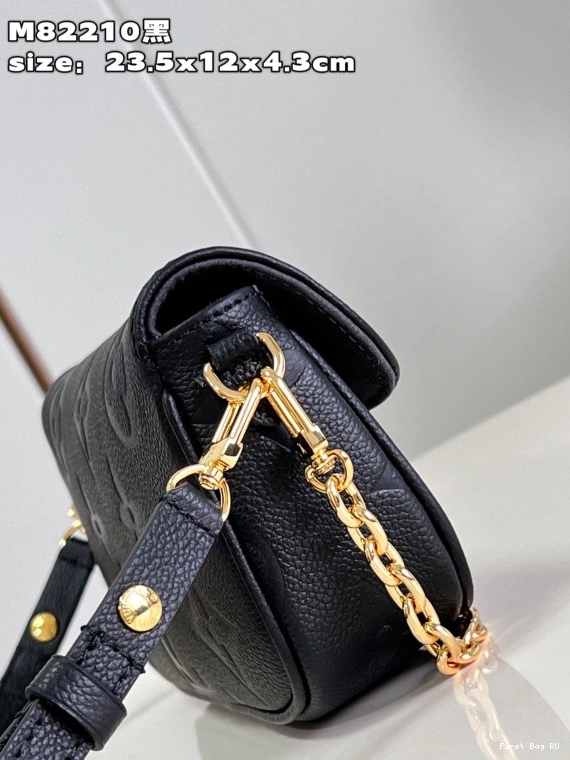 First bag ru on Chain VUITTON Ivy-23.5*12*4.3cm Wallet LOUIS 0712
